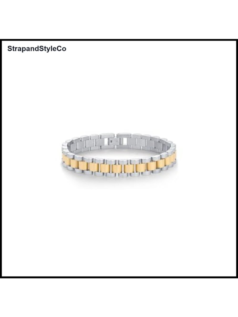 14K Gold Plated Stainless Steel Chunky Link Bracelet
